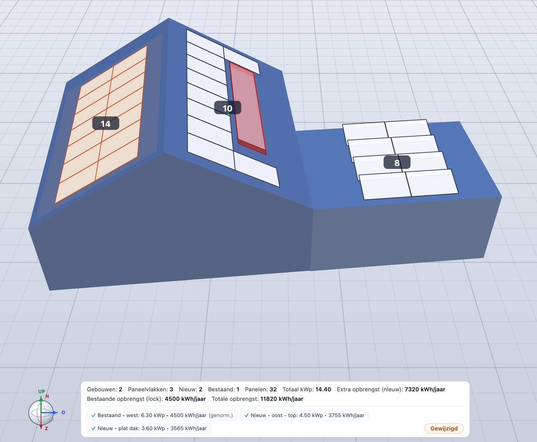 zonne energie : legplan PV panelen