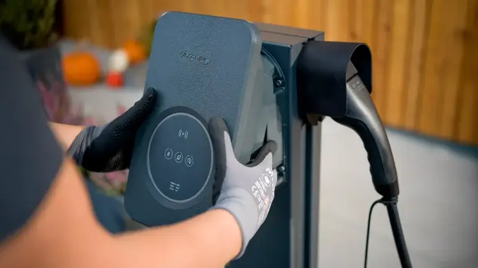 installatie slimme laadpaal in Bornem